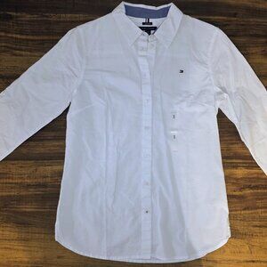 Tommy Hilfiger Womens Classic Button-down-shirt